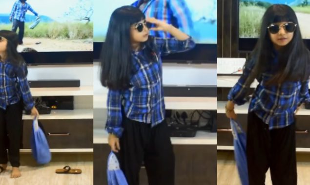 Watch: Little girl do the hook step by Allu Arjun on Srivalli song goes viral