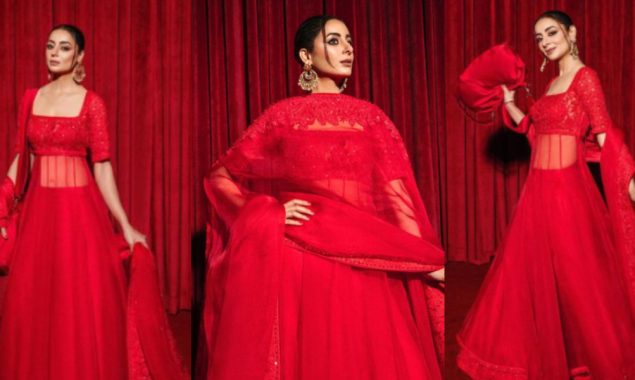Sarwat Gilani looks ravishing in red, see photos