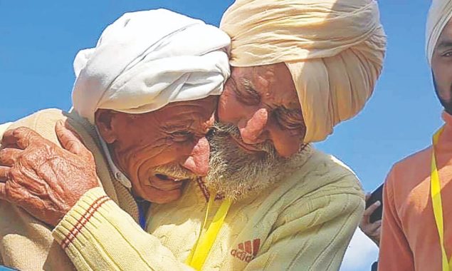 Great divide: Brothers reunite after 74 years