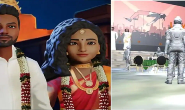 Viral: A couple from Tamil Nadu hosts a metaverse wedding reception