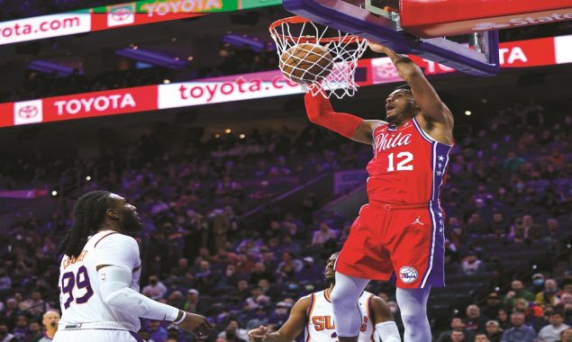 Philadelphia Sixers lose to the Phoenix Suns 114-109