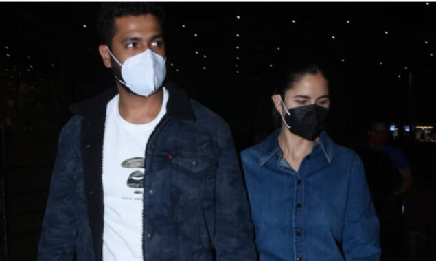 Watch Video: Katrina Kaif walks with husband Vicky Kaushal as they look cute together