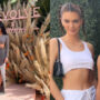 Coachella 2022: Kim Kardashian shows off her curves in a crop top and slit skirt