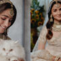 Alia Bhatt shares wedding portraits with her pet cat