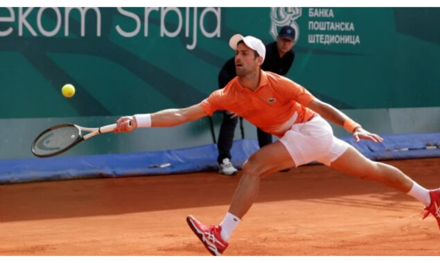 Djokovic falls to Rublev in Belgrade final