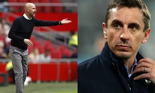 “Ten Hag has got a big job to get the club back up”: Gary Neville