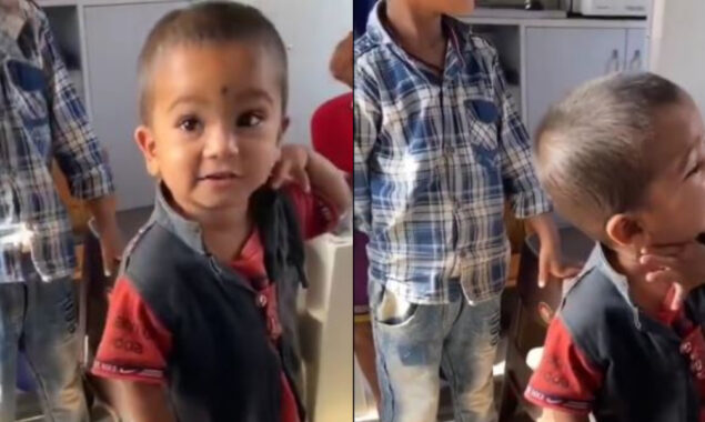 Video of a small boy imitating Allu Arjun’s dialogue went viral