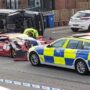 Sports car in Suffolk crashes along residential Ipswich road