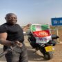 Nigerian biker completes London-to-Lagos ride for polio campaign