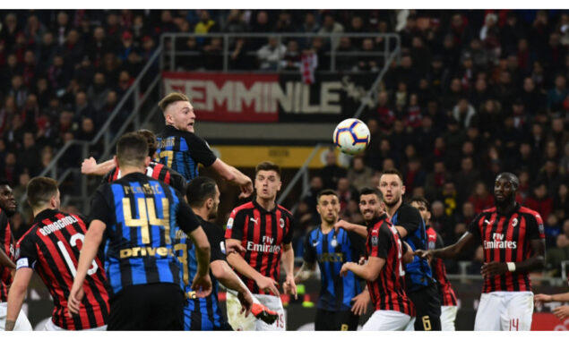 AC Milan leads Inter Milan by two points going into the final day of the Serie A season after both clubs won on Sunday.