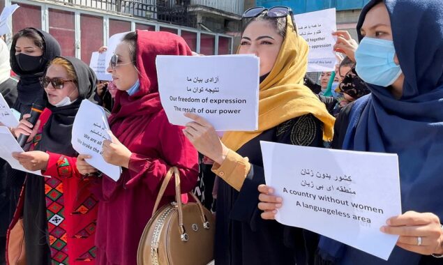 Afghan women demand education and work at Kabul protest