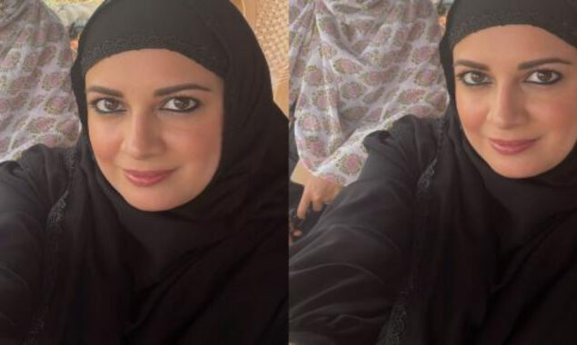 Dia Mirza wears Burkha in scorching heat!