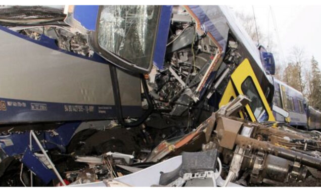 German train crash toll rises to five