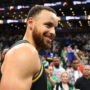 Stephen Curry shines as Warriors down Celtics 107-97