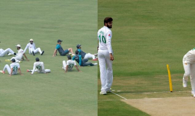 Shaheens engage in warm-up sessions ahead of second practice match