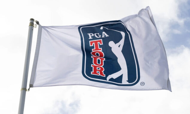 Leader of PGA Tour accuses breakaway LIV of attempting to ‘buy game of golf’