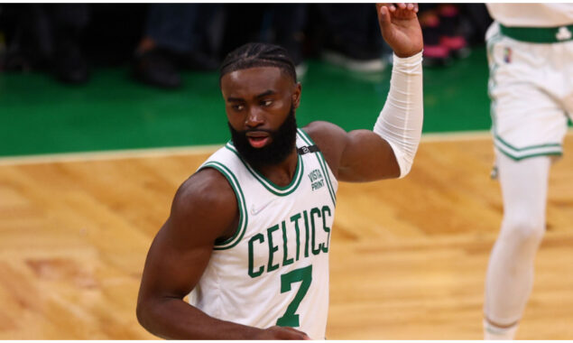 Jaylen Brown is confident as Celtics face must-win match against Warriors