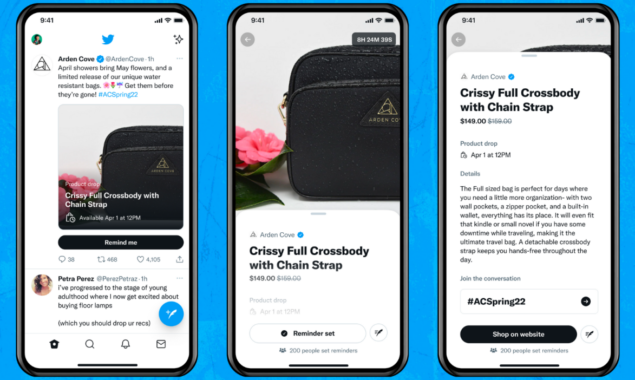 Twitter will add a shopping feature called Product Drops