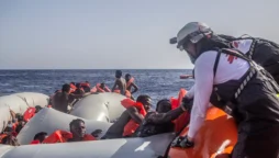 A boat sinks in the Mediterranean, leaving 22 migrants missing and a pregnant lady dead