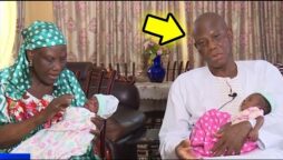 At 68, a woman gives birth to twins, and her husband notices something odd