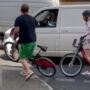 James Corden in foul-mouthed altercation with fellow London cyclist