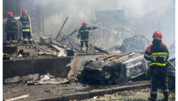 Russian missiles strikes kill 17 in central Ukraine