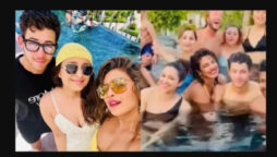 Priyanka Chopra, Parineeti and Nick Jonas spotted at pool party 