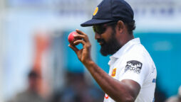 SL vs AUS: Debutant spinner Prabath Jayasuriya bags 6 wickets