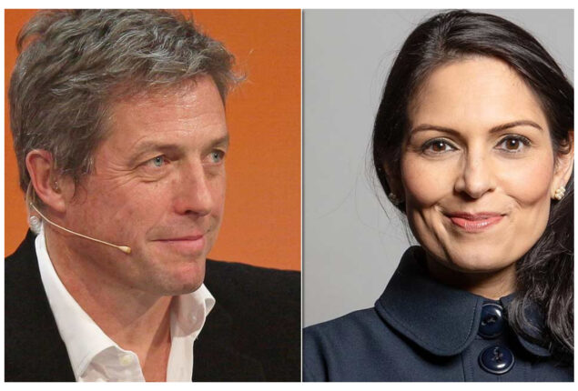 Hugh Grant calls Priti Patel “Worst Home Secretary In British History”