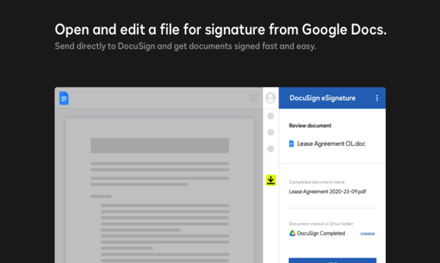 Google Docs will now support eSignatures