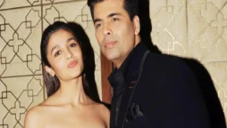 Karan Johar and Alia Butt