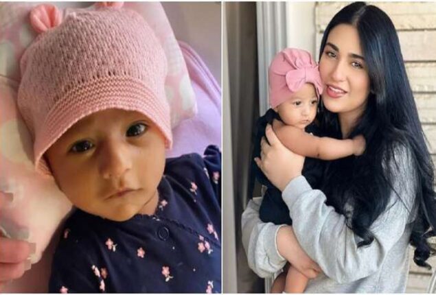 Sarah Khan shares a video of her baby girl Alyana eating cucumber 