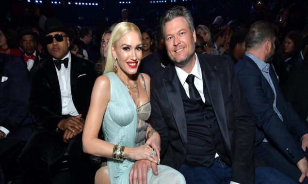 Gwen Stefani and husband Blake Shelton are celebrating their wedding anniversary
