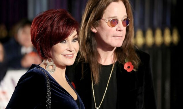 Sharon and husband Ozzy Osbourne are celebrating their 40th wedding anniversary