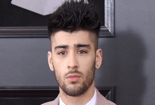 Zayn Malik displays pink hair in a rare social media post