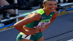 Michelle Jenneke shows up to ‘unfair’ shoe controversy