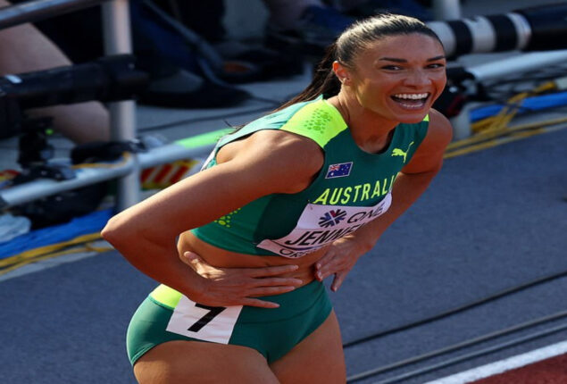 Michelle Jenneke shows up to ‘unfair’ shoe controversy