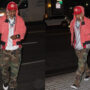 A$AP Rocky seems in good spirits as he walks in NYC streets