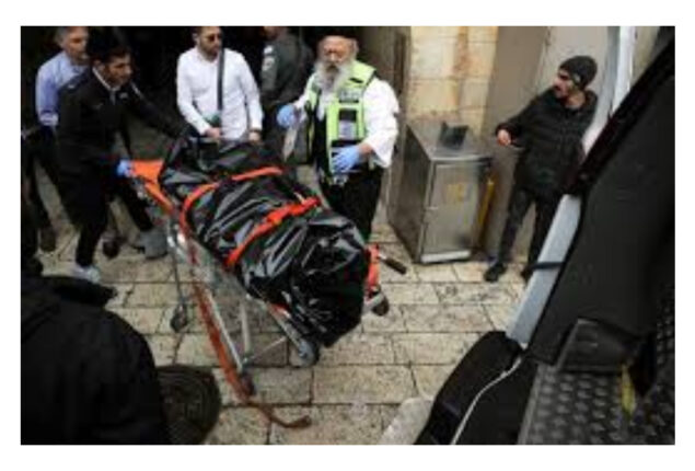 Several people were hurt in the incident in Jerusalem