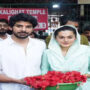 Before premiere of “Dobaaraa,” Taapsee Pannu visits Kalighat