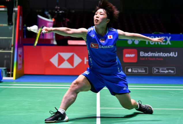 Akane Yamaguchi won her opening game at world badminton championships