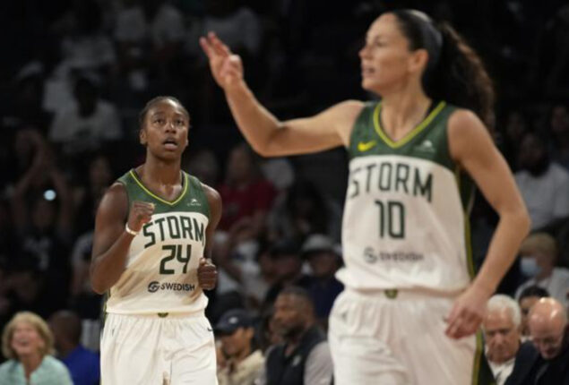 Jewell Loyd scores 26 focuses to lead Storm past Aces in Game 1