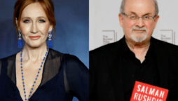 Scotland’s police are looking into a threat made against JK Rowling after a tweet from Salman Rushdie