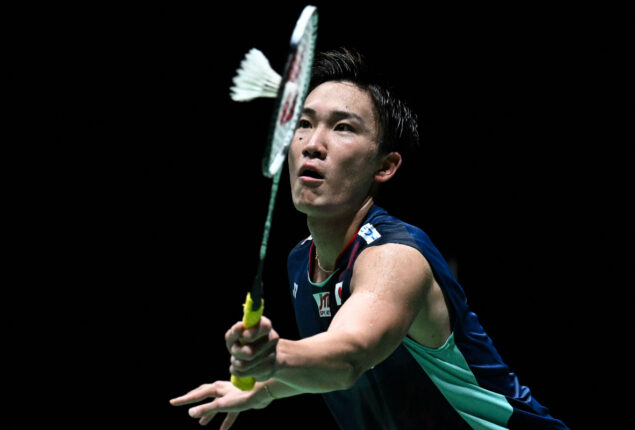 Kento Momota promised to cool down after being energised by home crowd at world championships