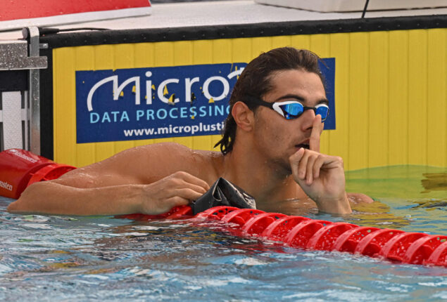 Thomas Ceccon won 100-meter backstroke at European Championships