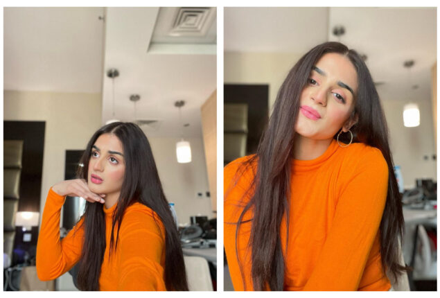 Hira Mani uses vampire face mask for a glowy and radiant skin during summer season