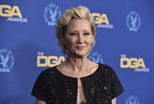Anne Heche critically injured in a car accident