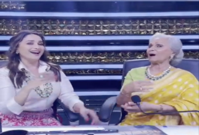 Madhuri Dixit shocked Waheeda during Dance Deewane last year