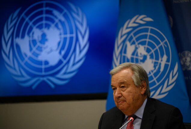 Guterres criticizes oil and gas companies’