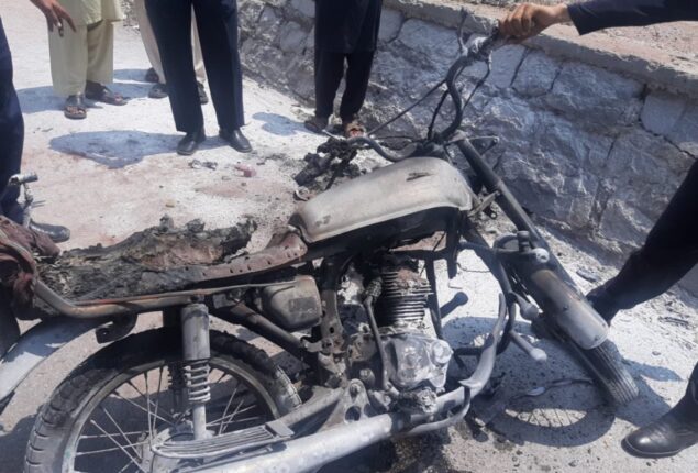 Explosive-laden motorcycle detonates in Islamabad